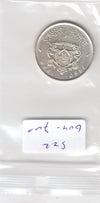 S22-G04-0700 Marokko 1 dirham VF 1960 Y55   zilver