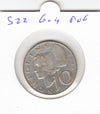 S22-G04-0806 Oostenrijk 10 Schilling 1958   VF KM2882 zilver