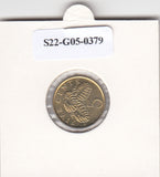 S22-G05-0379 Singapore 5 cent UNC 1995 KM99