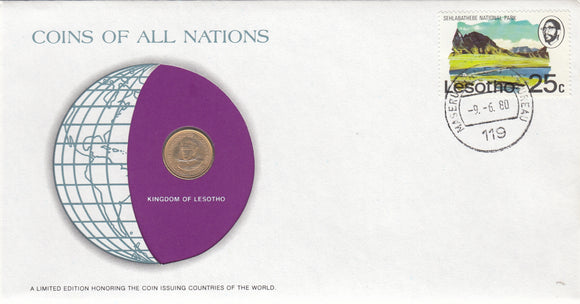 S22-G06-0037 Coins Of All Nations 1 Sente  1979 KM16   Kingdom Of Lesotho
