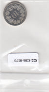 S22-G06-0170 Zwitserland 10 rappen MS63 1983 KM27