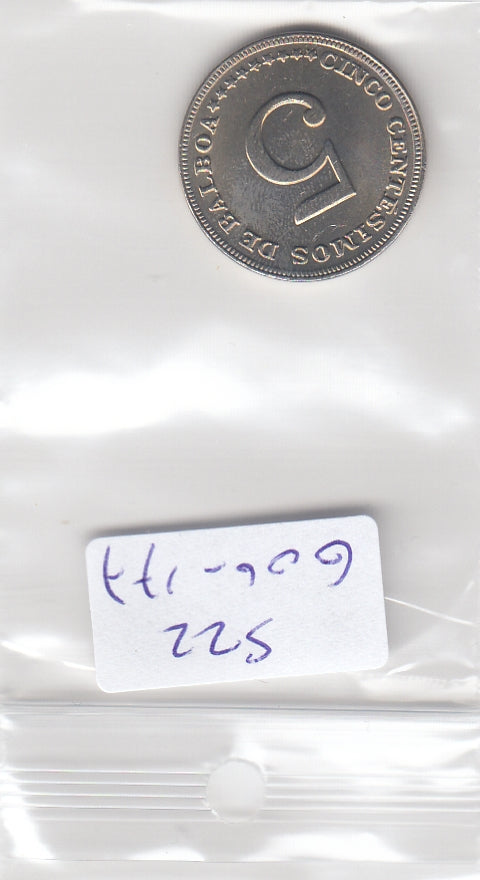 S22-G06-0177 Panama 5 cent MS63 1983 KM23