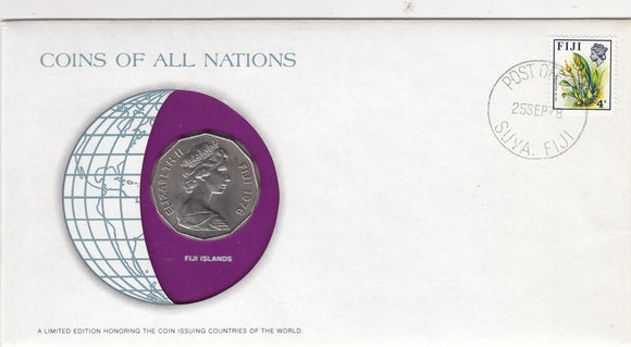 S22-G06-0312 Coins Of All Nations 50 Cents  1976     Fiji