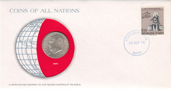 S22-G06-0313 Coins Of All Nations 50 Centimes  1976     Haiti