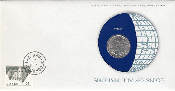 S22-G06-0318 Coins Of All Nations 1 Krona  1978     Sweden