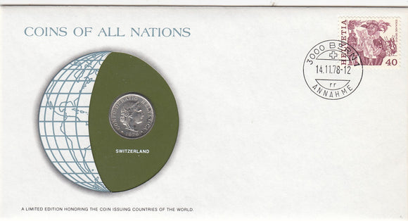 S22-G06-0320 Coins Of All Nations 20 Rappen  1976     Switzerland