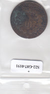 S22-G07-0191 France 10 centimes VG/FI 1872 KM815 K