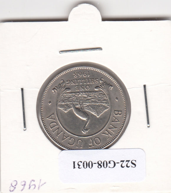 S22-G08-0031 Oeganda 1 shllling XF 1968 KM5