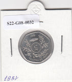 S22-G08-0032 Oeganda 5 shllling UNC 1987 KM29