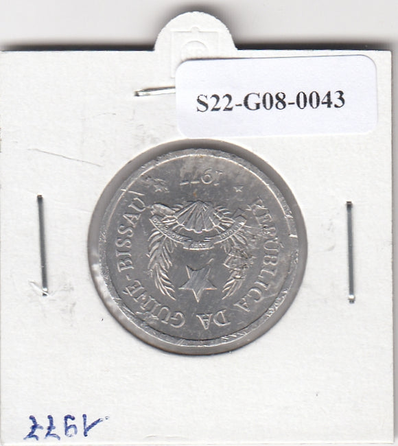 S22-G08-0043 Guinea Bissau 50 centavos VF 1977 KM17