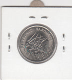 S22-G08-0045 Gabon 100 franc XF 1975 KM13