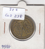 S22-G08-0238 French West Africa 25 franc VF 1956 KM7