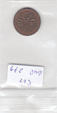 S22-G08-0279 Canada 1 cent VF 1965 KM59