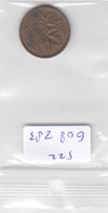 S22-G08-0283 Canada 1 cent VF 1969 KM59