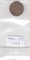 S22-G08-0294 Canada 1 cent VF 1975 KM59