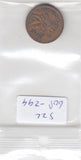 S22-G08-0294 Canada 1 cent VF 1975 KM59