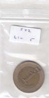 S22-GRO-0005 Turkije 1 lira 2007  VF KM1169