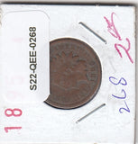 S22-QEE-0268 United States 1 Cent FI/VF 1895 KM90a   Indian Head
