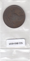 S22-R03-0335 Ierland 1 penny VF 1928 KM1