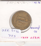 S22-R03-0356 West African States 10 francs VF 1976 KM1A