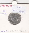 S22-R03-0441 Singapore 20 cent VF 1989 KM52