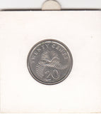 S22-R03-0441 Singapore 20 cent VF 1989 KM52
