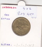 S22-R03-0450 Indonesia 100 rupiah VF 1997 KM53