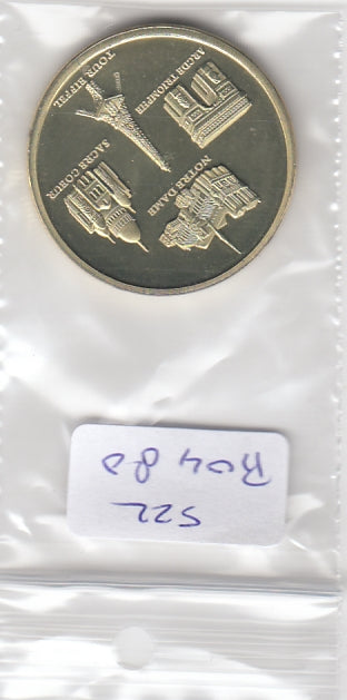 S22-R04-0077 Token France           Eifel Tower paris