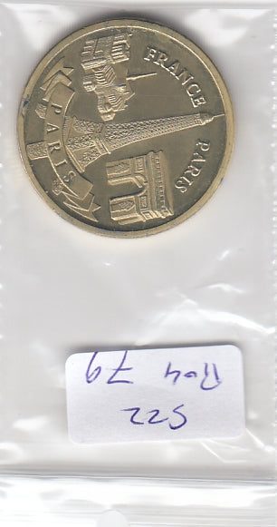 S22-R04-0084 Token France           Eifel Tower paris