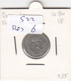 S22-RES-0006 Danmark 10 ore VF 1953 KM841