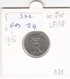 S22-RES-0024 Danmark 10 ore XF  1966 KM849