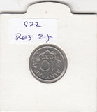 S22-RES-0027 Danmark 10 ore VF/X\F 1969 KM849