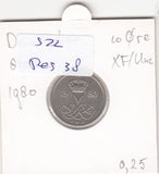 S22-RES-0038 Danmark 10 ore XF/UNC 1980 KM860