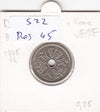 S22-RES-0045 Danmark 1 krone UNC 1995 KM873