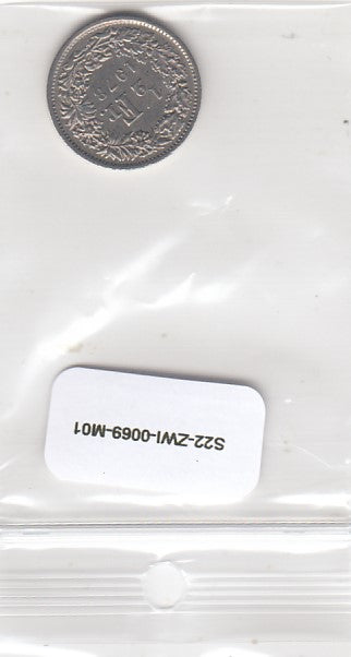 S22-ZWI-0069-M02 Switzerland 1/2 Franc VF 1978 KM23a