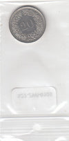 S22-ZWI-0109-M03 Switzerland 20 Rappen XF 1987 KM29a B