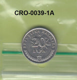 S3-CRO-0039-01 Croatia 20 lipa 1995  VF KM# 7