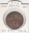 S3-GBR-0129-02 Verenigd Koninkrijk 1 penny 1915  VF KM 810