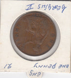 S3-GBR-0139-02 Verenigd Koninkrijk 1 penny 1921  VF KM 810