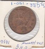S3-GBR-0150-01 Verenigd Koninkrijk 1 penny 1936  VF KM 838