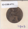 S3-GBR-1751 Verenigd Koninkrijk ½ penny 1903  FI- KM# 793