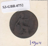 S3-GBR-1752 Verenigd Koninkrijk ½ penny 1904  FI- KM# 793