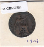 S3-GBR-1754 Verenigd Koninkrijk ½ penny 1907  FI- KM# 793