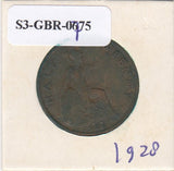 S3-GBR-1775 Verenigd Koninkrijk ½ penny 1928  FI KM# 837
