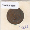 S3-GBR-1785 Verenigd Koninkrijk ½ penny 1938  VF+ KM# 844