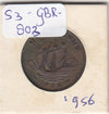 S3-GBR-1803 Verenigd Koninkrijk ½ penny 1956  XF/UNC KM# 896