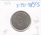 S3-GRE-0132-05 Griekenland 5 drachmas 1986  VF/XF KM 131