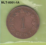 S3-MLT-0001-01 Malta 1 cent 1972  VF KM# 8