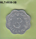 S3-MLT-0038-03 Malta 3 mils 1972  VF KM# 6