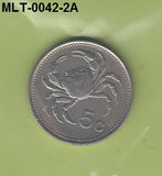 S3-MLT-0042-02 Malta 5 cents 1986  XF/UNC KM# 77